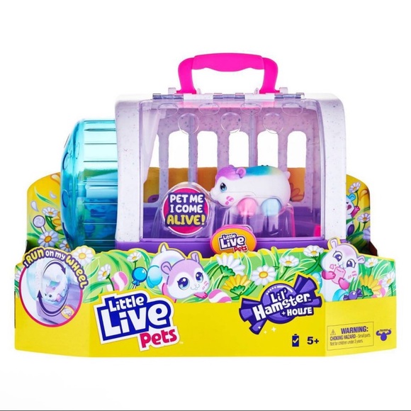 New! Little Live Pets Lil' Hamster and House - Picture 1 of 11